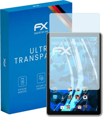 Produktbild von atFoliX FX-Clear 2x Schutzfolie kompatibel mit Blackview Tab 70 WiFi Displayschutzfolie