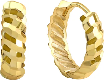 Produktbild von Fascination by Ellen K. Creolen 375/- Gold 1,4cm gelb ohne 324310296-2