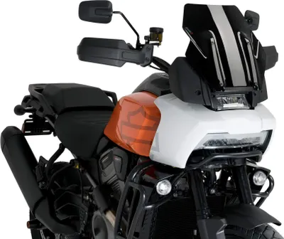 Immagine prodotto di Cupolino PUIG sport nero 365x375mm per Harley davidson