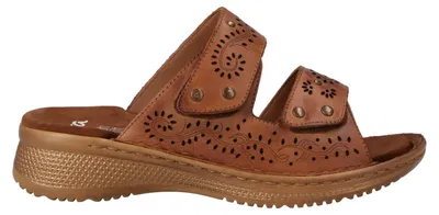 Produktbild von Ara Shoes Pantolette Hawaii Leder HighSoft-Technologie Keilsohle Blütenmuster Größe 36