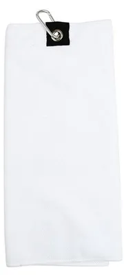 Immagine prodotto di Towel City - Asciugamano da golf, microfibra LT1014 (55 cm x 40 cm) (bianco)