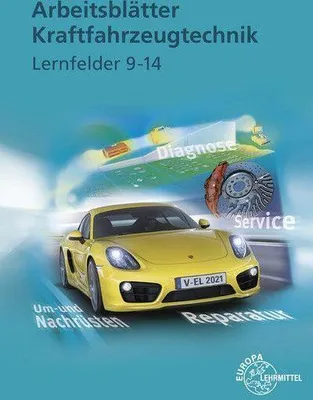 Image de Arbeitsblätter Kraftfahrzeugtechnik. Lernfelder 9-14