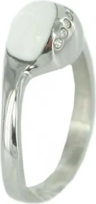 Produktbild von Skagen Damen Ring silber weiss Zyrkonia JRSW021 S7 Gr. 54 (17,3)