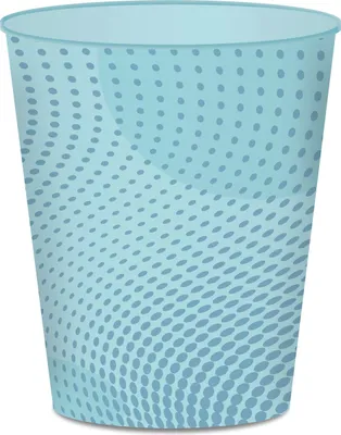 Produktbild von itenga Papierkorb BOC5 blau ca. 15 Liter