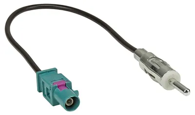 Fakra (m) auf DIN (m) Antennenadapter 150 Ohm, 25 cm