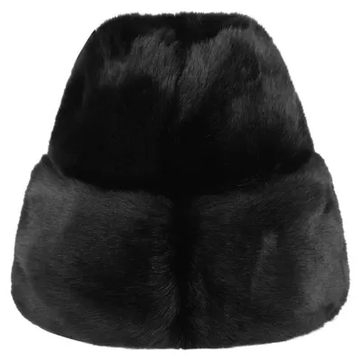 Zdjęcie produktu dla Czapka typu "fellmütze" z sztucznego futra, rosyjska czapka męska, zimowa czapka, ciepła, wiatroodporna, do rozmiaru obwodu głowy 60 cm