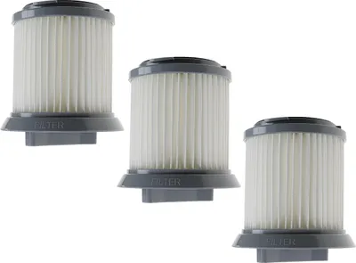 Produktbild von vhbw 3x Staubsaugerfilter kompatibel mit Electrolux ZT35 Staubsauger - HEPA-Filter Grau Weiß