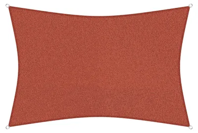 Produktbild von sunprotect 83229 Professional Sonnensegel 3,5 x 4,5 m Rechteck wind- & wasserdurchlässig, rot