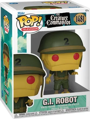 Image de Figurka Winylowa G.I. Robot z serii POP! TV od Funko - 9 cm