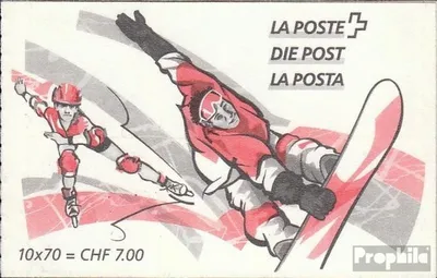 Produktbild von Briefmarken Schweiz 1998 Mi MH111 (kompl.Ausg.) gestempelt Trendsportarten