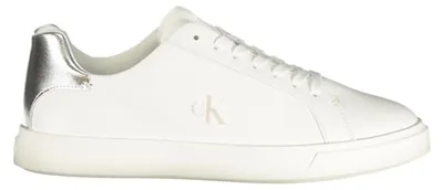 Immagine prodotto di Elegante sneaker da donna bianca con dettagli argentati e caratteristiche che garantiscono il massimo comfort
