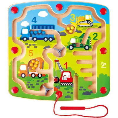 Produktbild von Hape Construction & Number Maze, 2 Jahr(e), Mehrfarbig