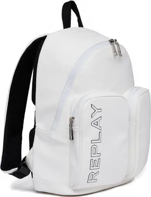 Produktbild von REPLAY Rucksack mit Laptopfach Backpack Optical White weiß
