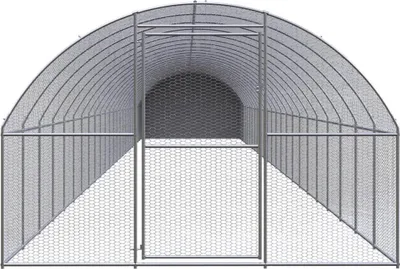 Obrázok produktu pre vidaXL Vonkajší kurník 3x24x2 m Pozinkovaná oceľ