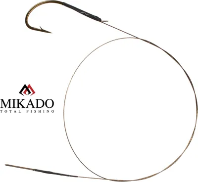 Produktbild von 2 x Stahlvorfach 30 cm mit Haken # 2/0 und Schlaufe Zandervorfach Hechtvorfach