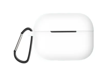 Produktbild von AirPods Pro 1, 2 Schutzhülle mit Karabiner-Haken – Rot