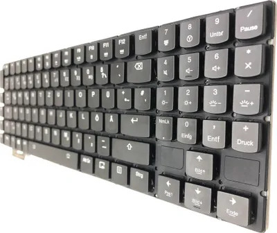 Obrázok produktu pre GERMAN - Čierne podsvietenie klávesnice kompatibilné s Lenovo Legion Y920T-34IKZ 90H4