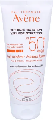 Produktbild von Avene 3282779355872, Sonnenschutzlotion, Körper, Tube, Feuchtigkeitsspendend, Schutz, Beruhigend, Anspruchsvolle Haut, Empflindliche Haut, 100 ml