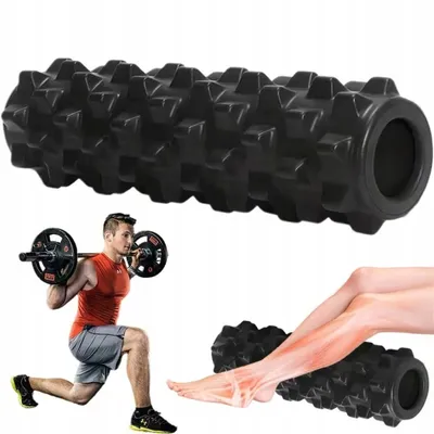 Produktbild von Faszienrolle Schaumstoffrolle - EVA Fitnessrolle, Massageroller für Rückenmassage Ganzkörper Massage - Yoga, Pilates, Workout Roller - 33x12cm