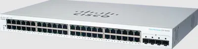 Produktbild von Cisco CBS220-48T-4G Managed L2 Gigabit Ethernet (10/100/1000) 1U Weiß