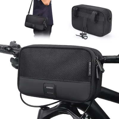 Immagine prodotto di Borsa da manubrio per bicicletta, capacità 2,4 litri, impermeabile, adatta per bici da corsa