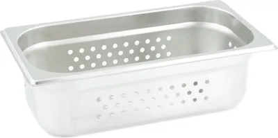 Produktbild von GN Behälter Gastronorm 1/3 100 mm gelocht/perforiert aus Edelstahl GVK ECO