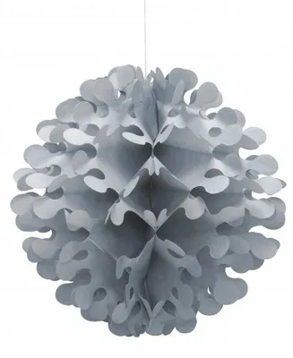 Produktbild von Dekoball silberfarben 30 cm Durchmesser