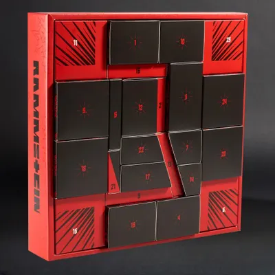 Produktbild von Rammstein Adventskalender 2025 Limitierte Edition 24 exklusive Neuheiten