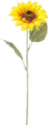Produktbild von Emerald Künstliche Sonnenblume - Sunny | 62 cm, für drinnen, Kunstblume, wie echt, Allergiker geeignet, pflanzliche Dekoration Praxis, Office & Wohnzimmer