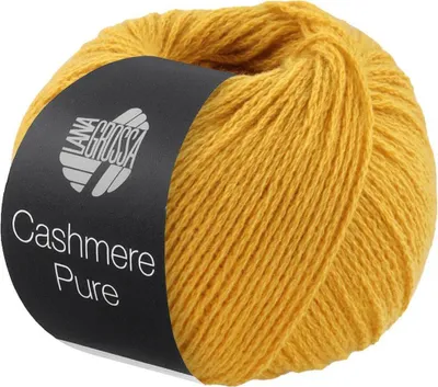 Produktbild von Lana Grossa - Cashmere Pure 0016 safrangelb