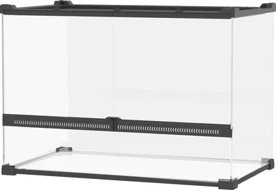 Produktbild von Glasterrarium für Reptilien, wasserdichter Boden, Schloss