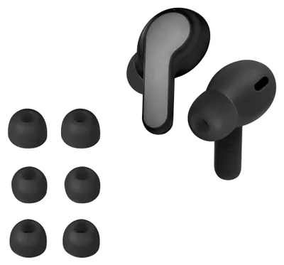 Produktbild von kwmobile 6x Silikonaufsätze für JBL Wave Beam / Beam 2 / Wave 200TWS - Ersatz Ohrstöpsel in 3 Größen - Ear Tips für In-Ear Kopfhörer - Zubehör
