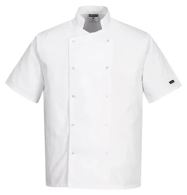 Image de Veste De Cuisine Cumbria Couleur : Blanc Taille M - Portwest