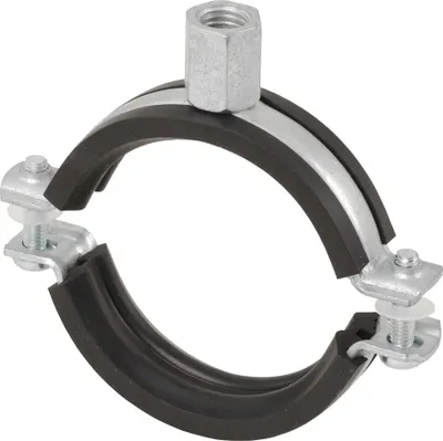 Produktbild von 10 Stück - Schraubrohrschelle 40 mm M10/M12 mittelschwere Ausführung : 35-42 mm x M10/M12 Größe: 35-42 mm x M10/M12