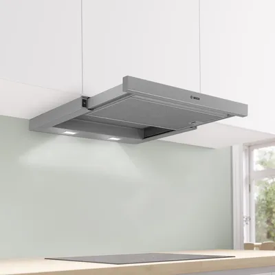 Produktbild von Bosch DFM064W54 Dunstabzugshaube Flachschirmhaube 60 cm silber metallisch