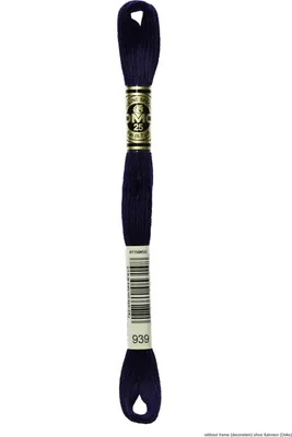 Immagine prodotto di Filato da ricamo DMC Mouline Special 117MC -939, a 6 capi, 8 m