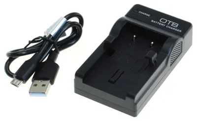 Immagine prodotto di Caricabatterie compatibile con Sanyo DB-L10, Olympus Li-10B, Li-12B