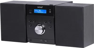 Zdjęcie produktu dla Denver MCA-240, System micro domowego audio, Czarny, Górą, 40 W, FM, LCD
