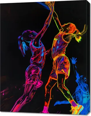 Obrázok produktu pre Obraz 70 x 90 cm Basketbalový zápas