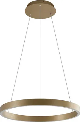 Produktbild von Lucande Smart LED-Hängeleuchte Yonam, gold, 1-flammig, Tuya