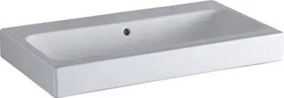 Produktbild von Geberit Waschtisch iCon ohne Hahnloch, mit Überlauf 750 x 485 mm weiß