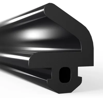 Zdjęcie produktu dla Uszczelka przymykowa Aluprof 120454 czarna 1 m do okien aluminiowych