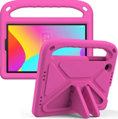 Immagine prodotto di Custodia protettiva per TCL Tab 8 LE 8.0", leggera custodia per bambini in EVA con maniglia e supporto Rosa
