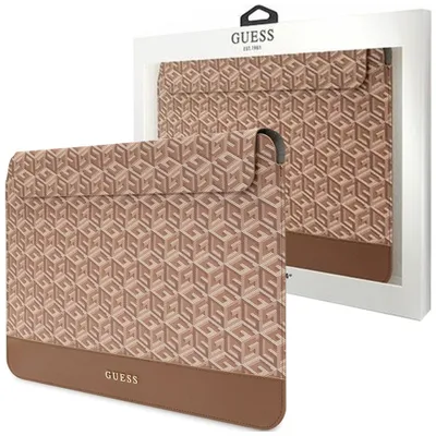 Produktbild von Guess, Magnetische Hülle für 13 / 14 Zoll Computer Modell G Cube, Braun