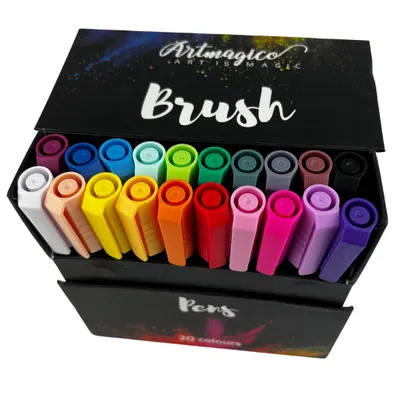 Obrázek produktu pro Artmagico Brush pens sada 20 ks