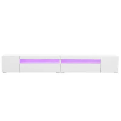Produktbild von Lowboard, 240/34.7/34.7 cm, TV-Schrank mit LED-Beleuchtung, Fernsehtisch, Fernsehschrank für Wohnzimmer