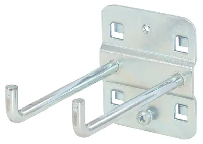 Zdjęcie produktu dla KS TOOLS Podwójny uchwyt narzędziowy z pionową końcówką hakową Ø 6 mm 75 mm - 860.0818