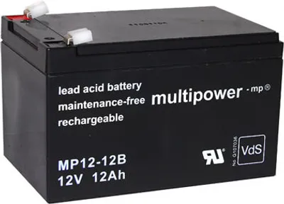 Produktbild von Multipower - MP12-12B - 12 Volt 12Ah Pb