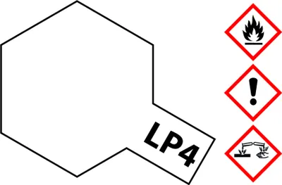 Produktbild von LP-4 Weiss matt 10ml Kunstharzfarben