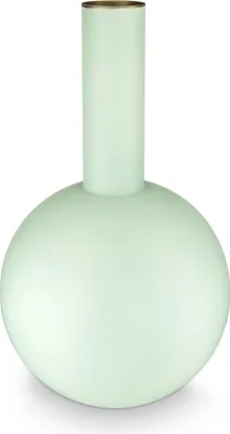 Produktbild von Pip Studio Vase Metal Large Matt Light Blue 24.5x42cm